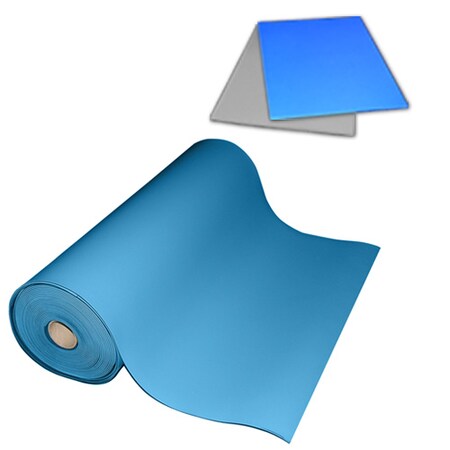 Transforming Technologies 3 Layer Vinyl Mat, Blue, 0.093" x 4' x 50' VMA4850B